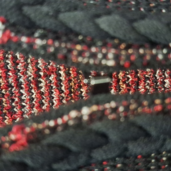 Ming Wang Red and Black Plaid Cardigan Jacket Size M - Picture 4 of 12